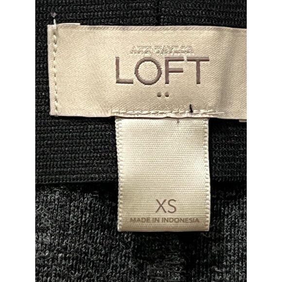 Loft Gray Pencil Skirt Womens XS Midi Stretch Pull On Work Office Casual - Picture 7 of 13